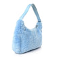 Prada Re-Edition 2000 Hobo Terry Cloth Mini Bag Blue