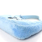 Prada Re-Edition 2000 Hobo Terry Cloth Mini Bag Blue