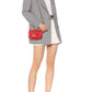 Gucci Marmont Matelasse Leather Super Mini Bag Red
