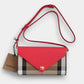 Burberry Hannah Envelope Wallet Leather Strap