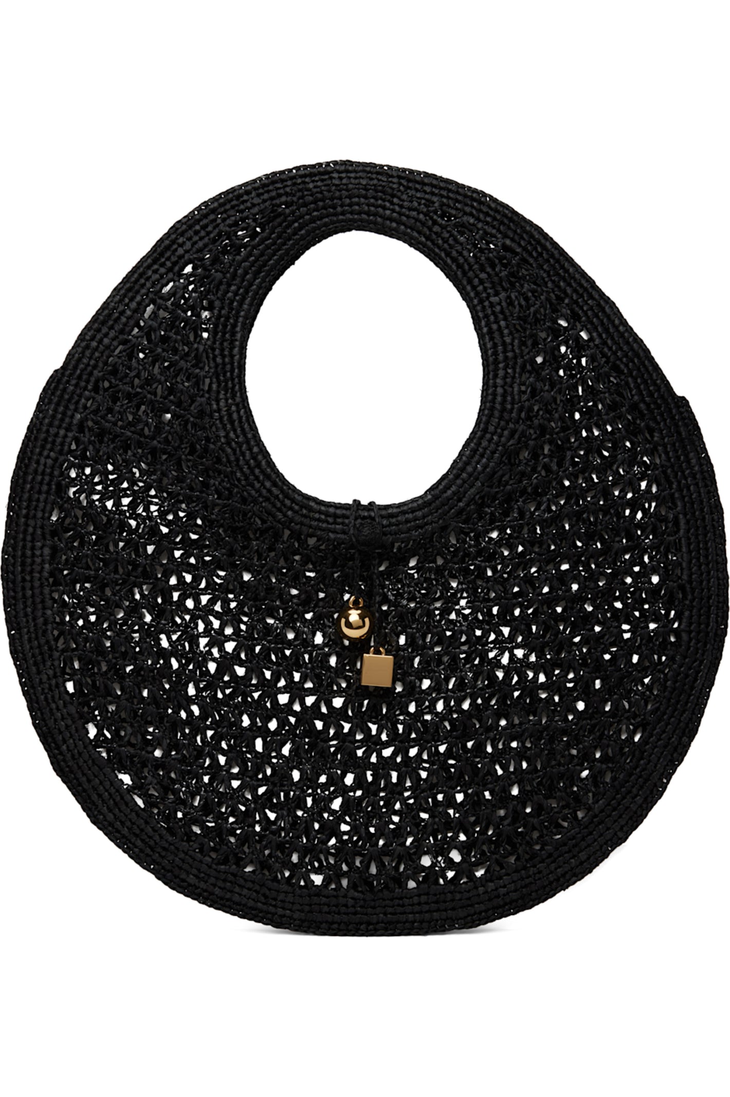 Jacquemus La Casa Le Rond Spiaggia Tote Black