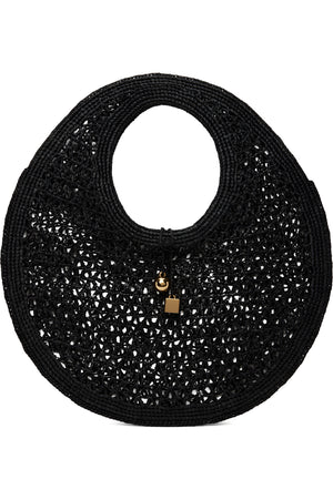 Jacquemus La Casa Le Rond Spiaggia Tote Black