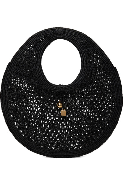 Jacquemus La Casa Le Rond Spiaggia Tote Black