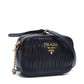 Prada Bandoliera Napa Gaufre Camera Bag Black