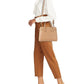 Burberry Leather Top Handle Bag Camel