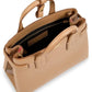 Burberry Leather Top Handle Bag Camel
