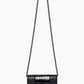 Balenciaga Mini Hourglass Croc Embossed Leather w/Rhinestones Black
