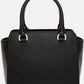 Prada Saffiano Lux Leather Crossbody Tote Bag  Black