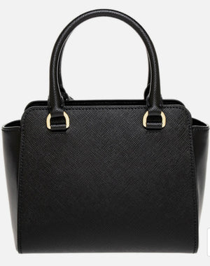 Prada Saffiano Lux Leather Crossbody Tote Bag  Black