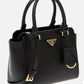 Prada Saffiano Lux Leather Crossbody Tote Bag  Black