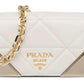 Prada Quilted Nappa Leather Shoulder Bag White