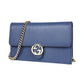 Gucci Interlocking Chain Wallet Caspian Blue