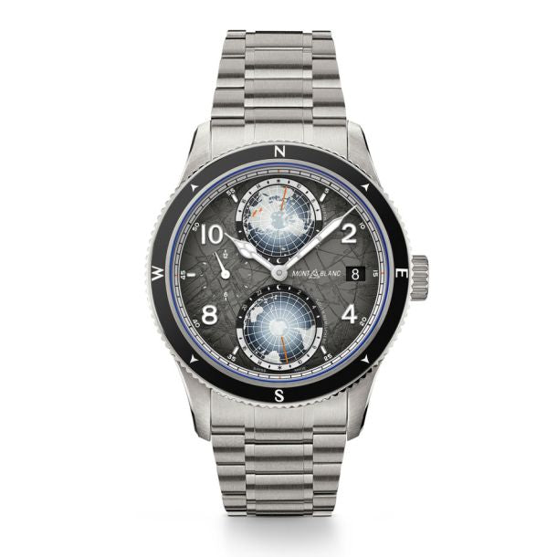 Montblanc 1858 Geosphere 0 Oxygen 8000 Titanium Watch 42mm