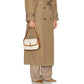 Saint Laurent Small Solferino Logo Plaque Canvas Shoulder Bag Sand