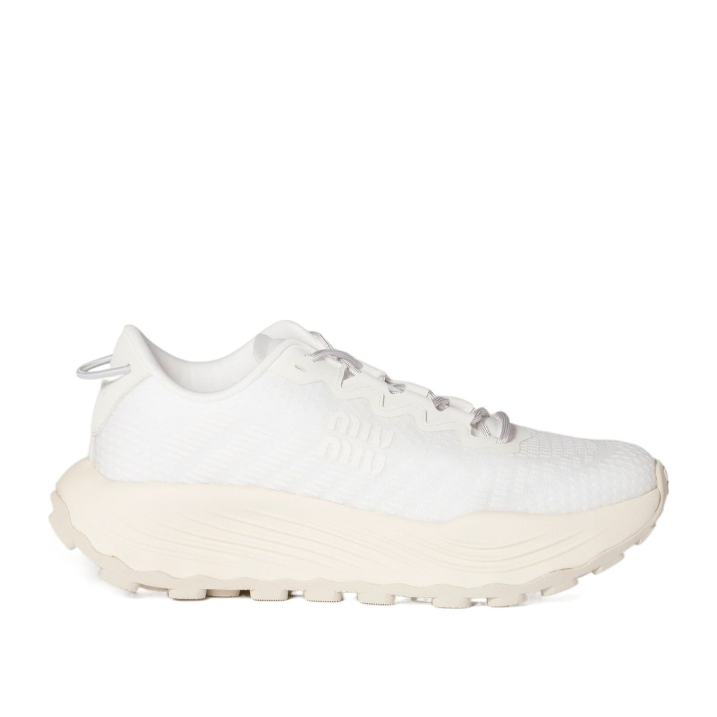 White sneaker on a white background