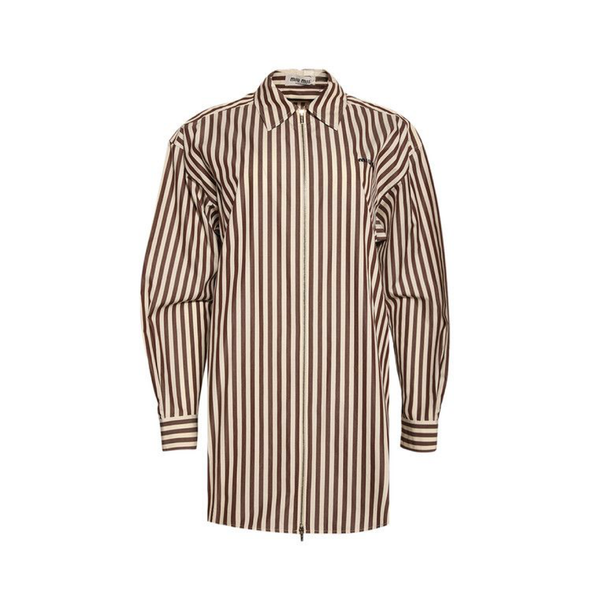 Striped shirt on a white background