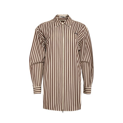 Striped shirt on a white background