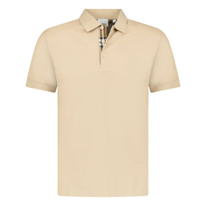 Burberry Hartford Check Polo Shirt Soft Fawn