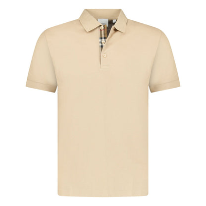 Burberry Hartford Check Polo Shirt Soft Fawn