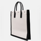 Saint Laurent Rive Gauche Tote Bag Beige & Black