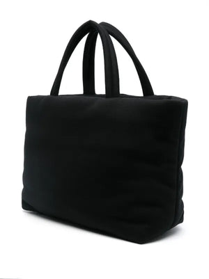 Saint Laurent Jersey Tote Bag Black