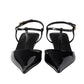 Prada Patent Leather Slingback Black
