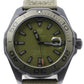 Tag Heuer Aquaracer Automatic Green Dial Khakhi Green Nylon Strap Watch For Men Way208e Fc8222