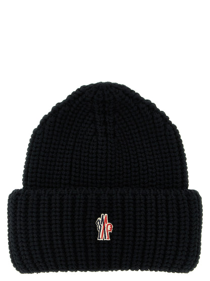 Moncler Grenoble Logo Patch Beanie