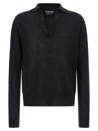 Tom Ford Cashmere And Silk Polo Shirt