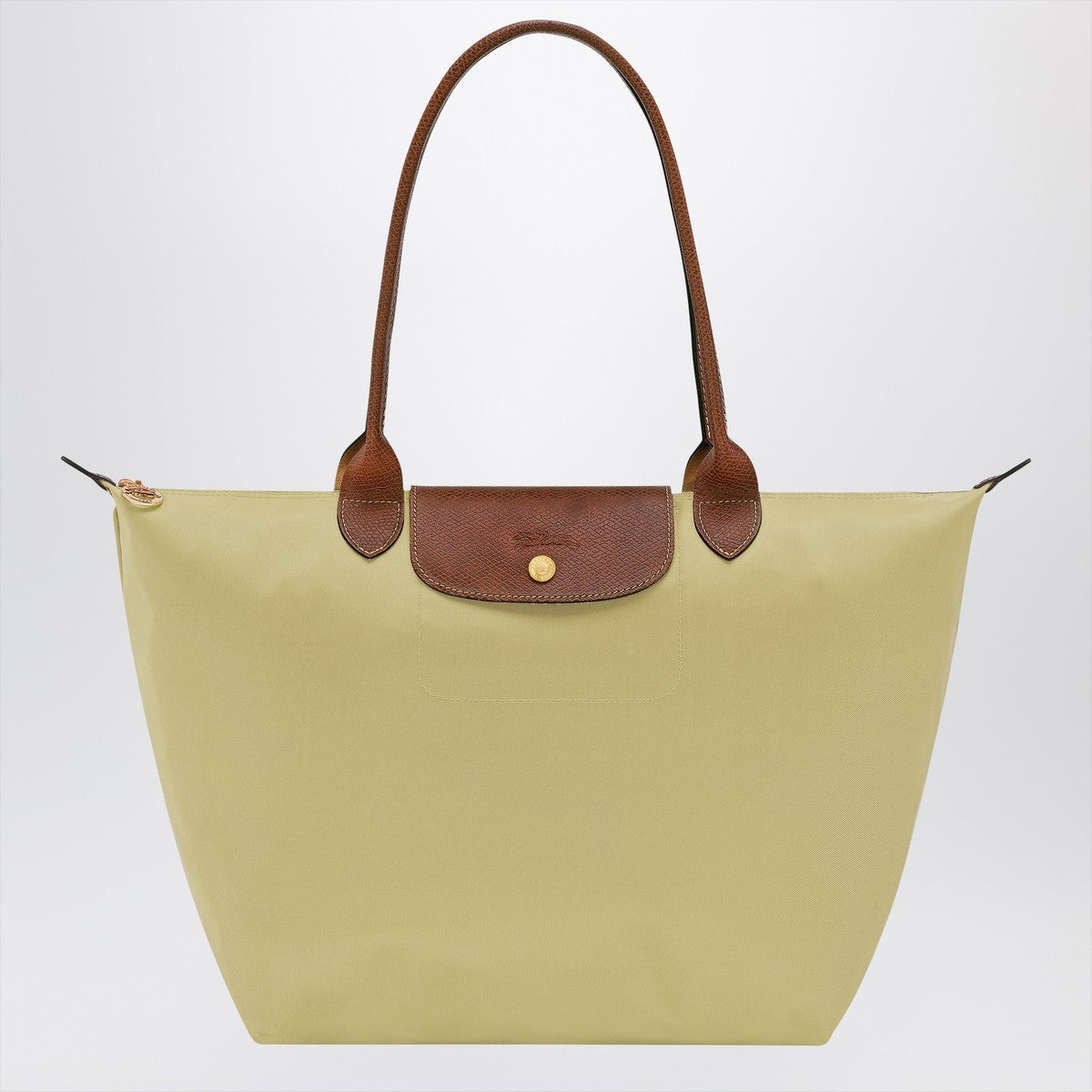 Longchamp Pistachio coloured Le Pliage Original L bag