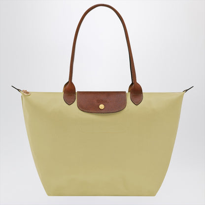 Longchamp Pistachio coloured Le Pliage Original L bag