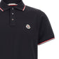 Moncler Tricolor Trim Polo Shirt