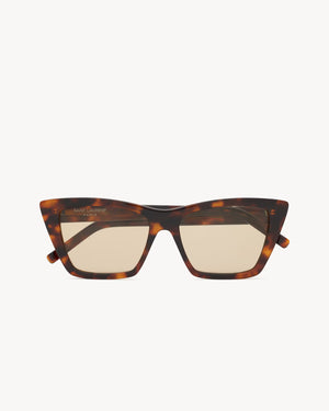 YSL 276 Mica Sunglasses Brown