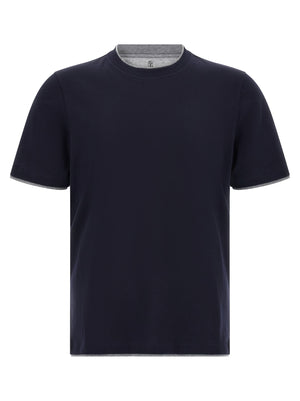 Brunello Cucinelli Double Layer T-shirt