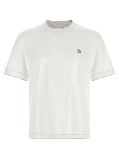Brunello Cucinelli Double Layer T-shirt