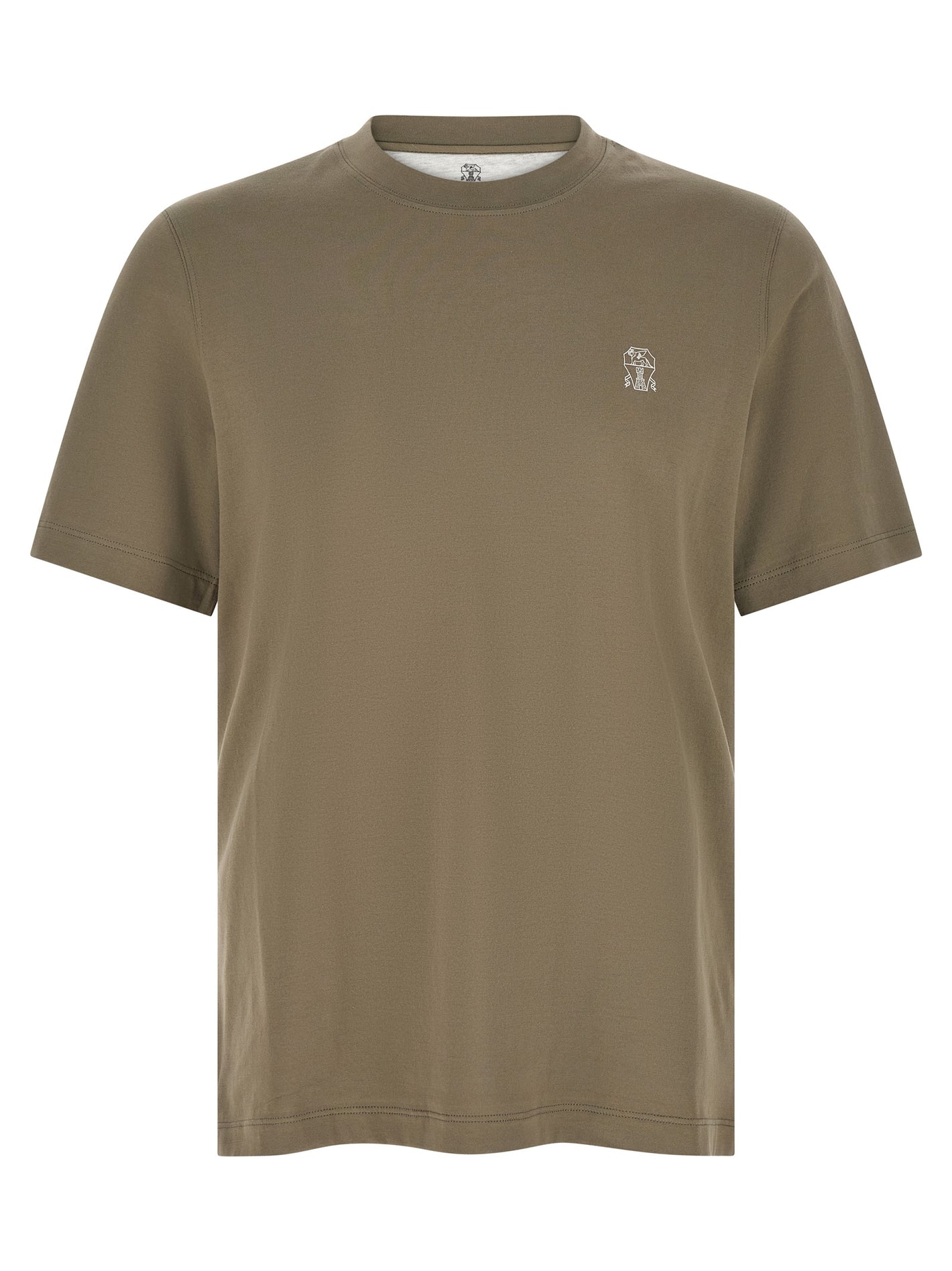 Brunello Cucinelli Logo Print T-shirt