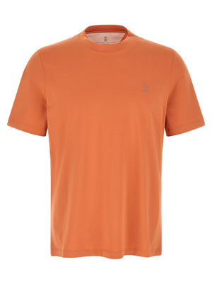 Brunello Cucinelli Logo Print T-shirt