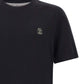 Brunello Cucinelli Logo Embroidery T-shirt