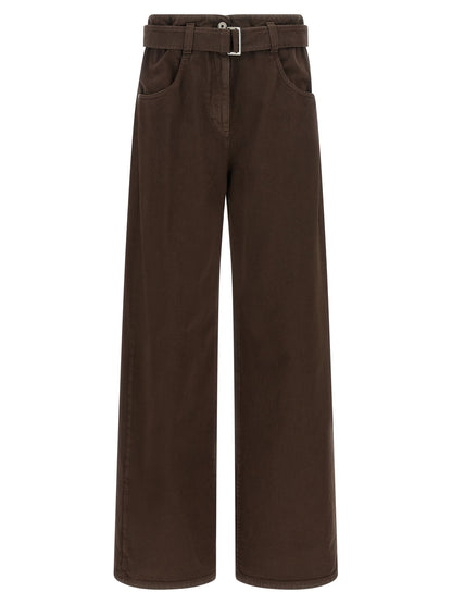 Brunello Cucinelli Belted Jeans