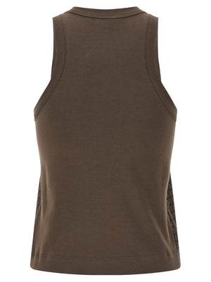 Brunello Cucinelli Dazzling Check Embroidery Top