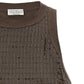 Brunello Cucinelli Dazzling Check Embroidery Top