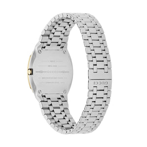 Gucci 25h 18ct Yellow Gold Plated Ladies Watch