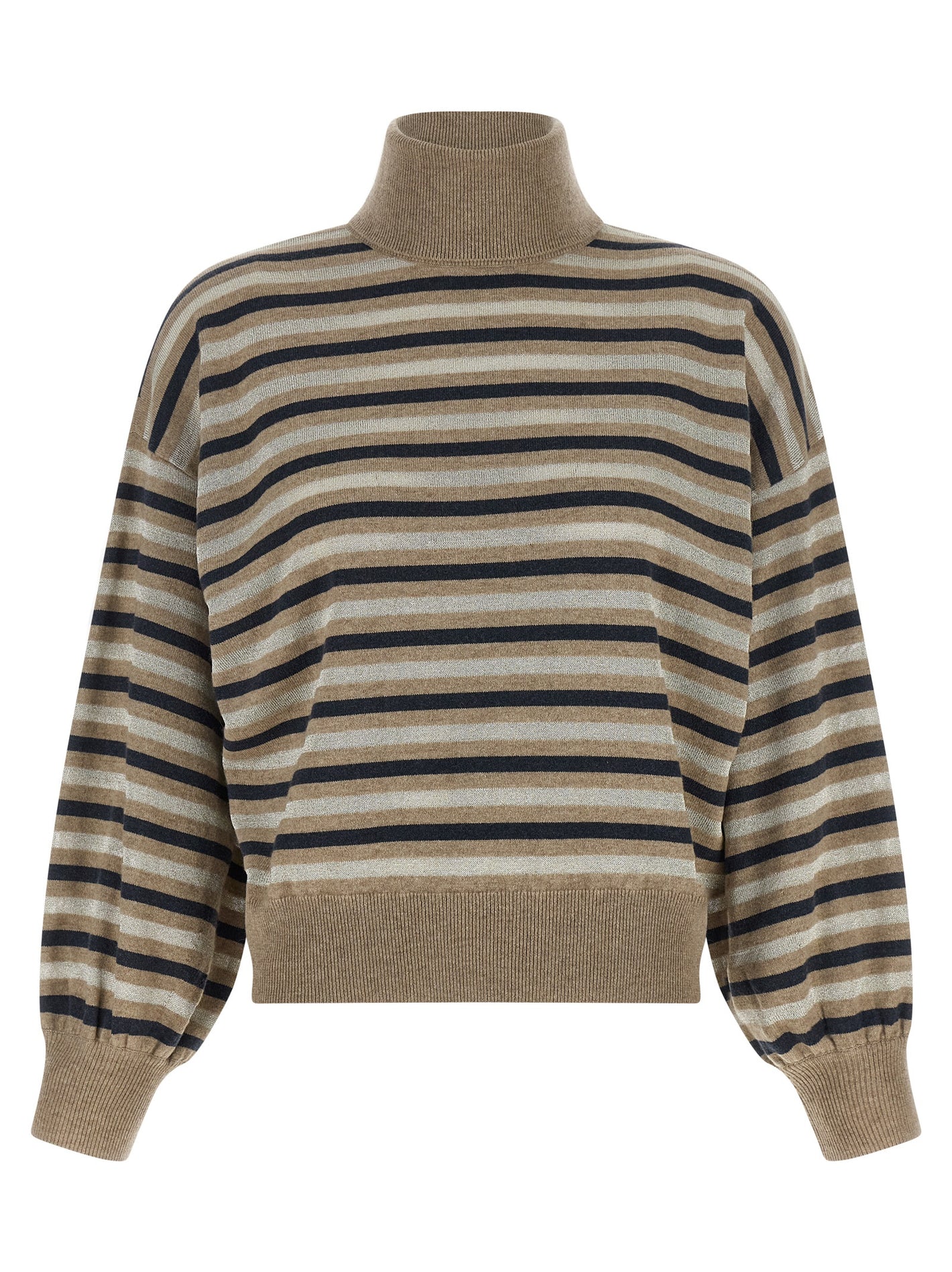 Brunello Cucinelli Sparkling Stripes Sweater