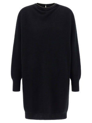 Brunello Cucinelli Precious Collar Dress