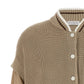 Brunello Cucinelli Organza Sleeve Cardigan