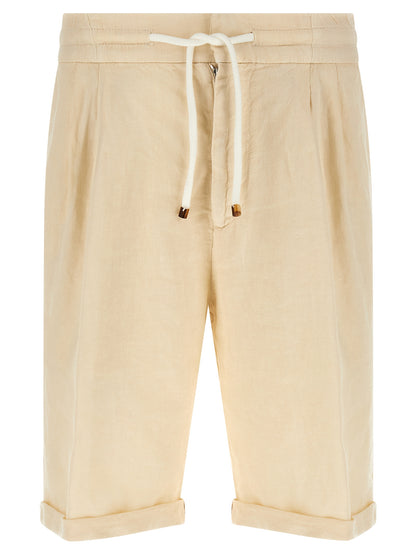 Brunello Cucinelli Linen Bermuda Shorts