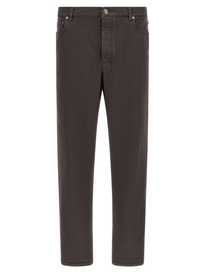 Brunello Cucinelli Garment-dyed Denim Jeans