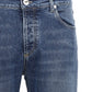Brunello Cucinelli Logo Embroidery Stretch Jeans