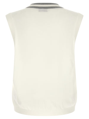 Brunello Cucinelli Logo Patch Vest