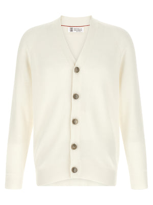 Brunello Cucinelli English Ribbed Cardigan